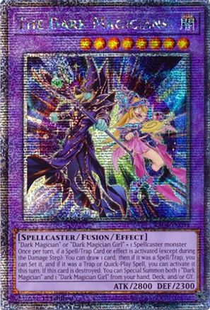 The Dark Magicians (Quarter Century Secret Rare) (RA04-EN054) - Quarter Century Stampede 1st Edition