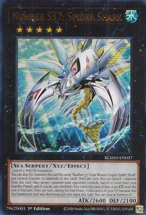 Number S37: Spider Shark (BLMM-EN037) - Battles of Legend: Monster Mayhem 1st Edition