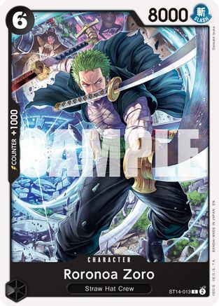 Roronoa Zoro - ST14-013 (Reprint) (ST14-013) - Premium Booster -The Best- Vol. 2