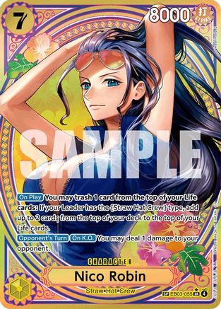 Nico Robin - 055 (SP) (EB03-055) - Extra Booster: One Piece Heroines Edition Foil