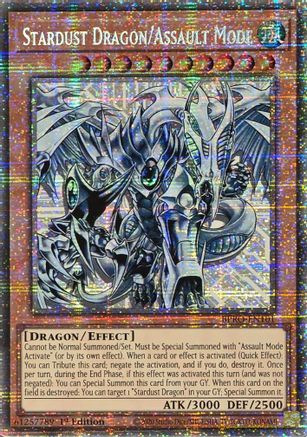 Stardust Dragon/Assault Mode (Starlight Rare) (BPRO-EN101) - Burst Protocol 1st Edition