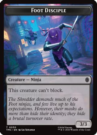 Foot Disciple (TMC-030) - Commander: Teenage Mutant Ninja Turtles