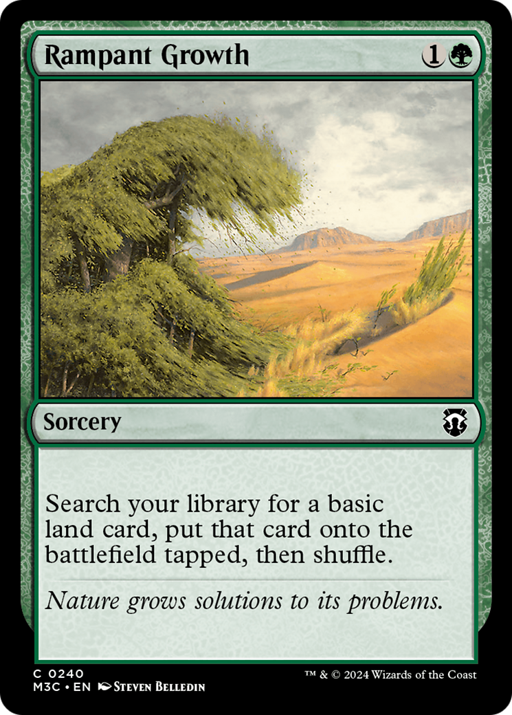 Rampant Growth (M3C-240) - Modern Horizons 3 Commander