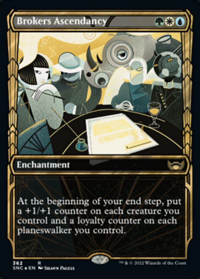 Brokers Ascendancy (SNC-362) - Streets of New Capenna: (Showcase) Foil