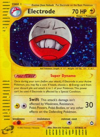 Electrode (H7) H7/147 - Aquapolis Holofoil