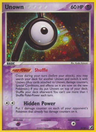 Unown (P) P/115 - Unseen Forces Holofoil