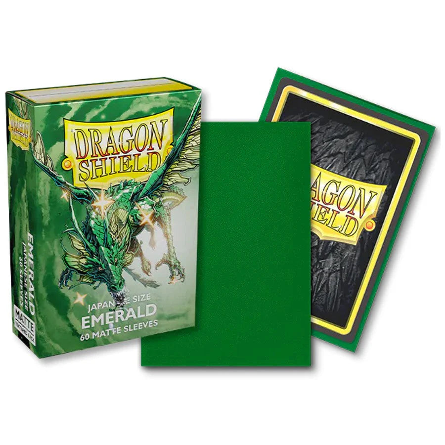 Dragon Shield - 60 CT - Japanese - Emerald Matte