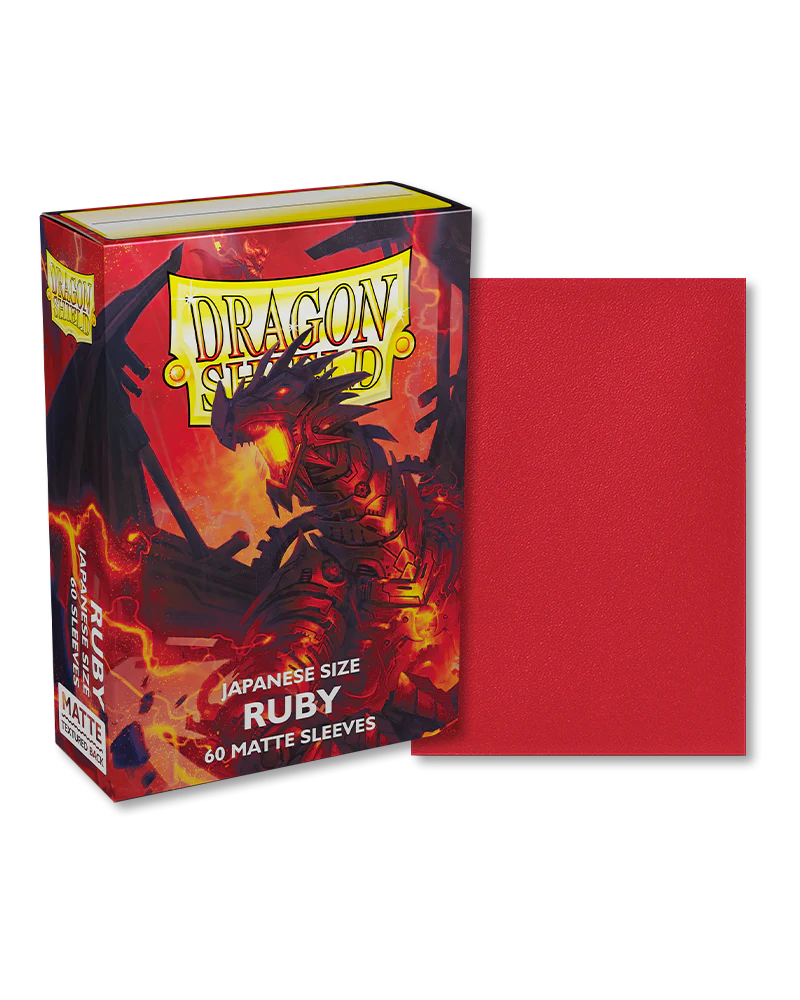 Dragon Shield - 60 CT - Japanese - Ruby Matte