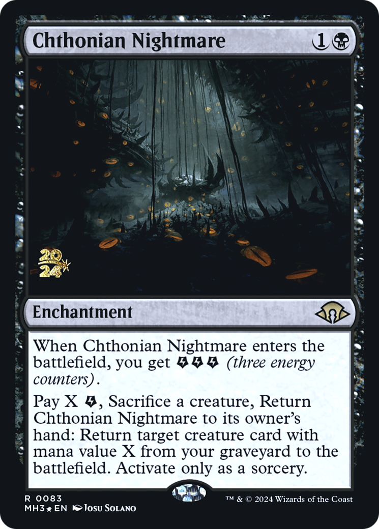 Chthonian Nightmare (PRE-083) - Modern Horizons 3 Promos Foil