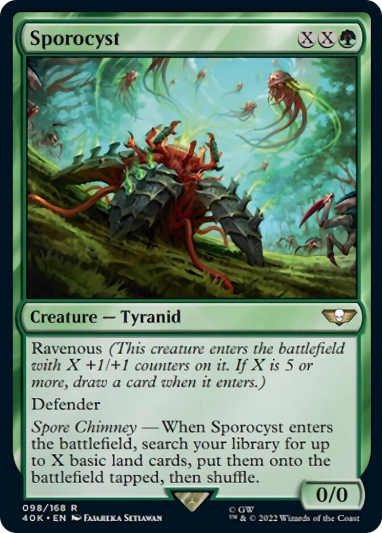 Sporocyst (40K-98★) - Warhammer 40,000 Commander Foil