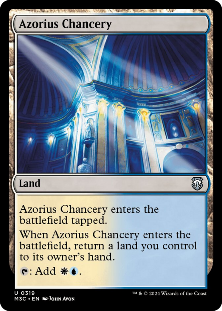 Azorius Chancery (M3C-319) - Modern Horizons 3 Commander
