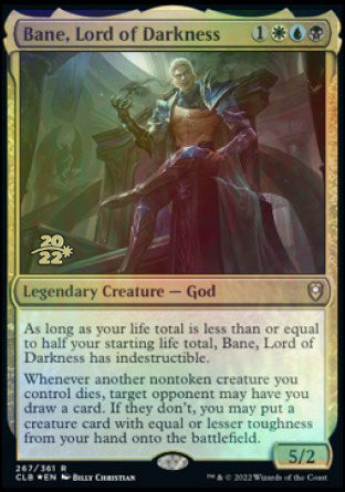 Bane, Lord of Darkness (PRE-267S) - Battle for Baldur's Gate Promos Foil