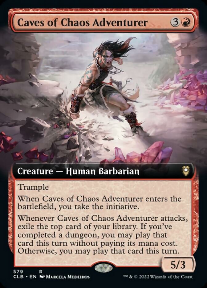 Caves of Chaos Adventurer (CLB-579) - Commander Legends: Battle for Baldur's Gate: (Extended Art)