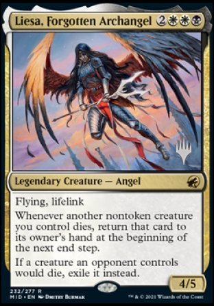 Liesa, Forgotten Archangel (PPMID-232) - Innistrad: Midnight Hunt Promos