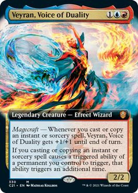 Veyran, Voice of Duality (C21-330) - Commander 2021: (Extended Art)