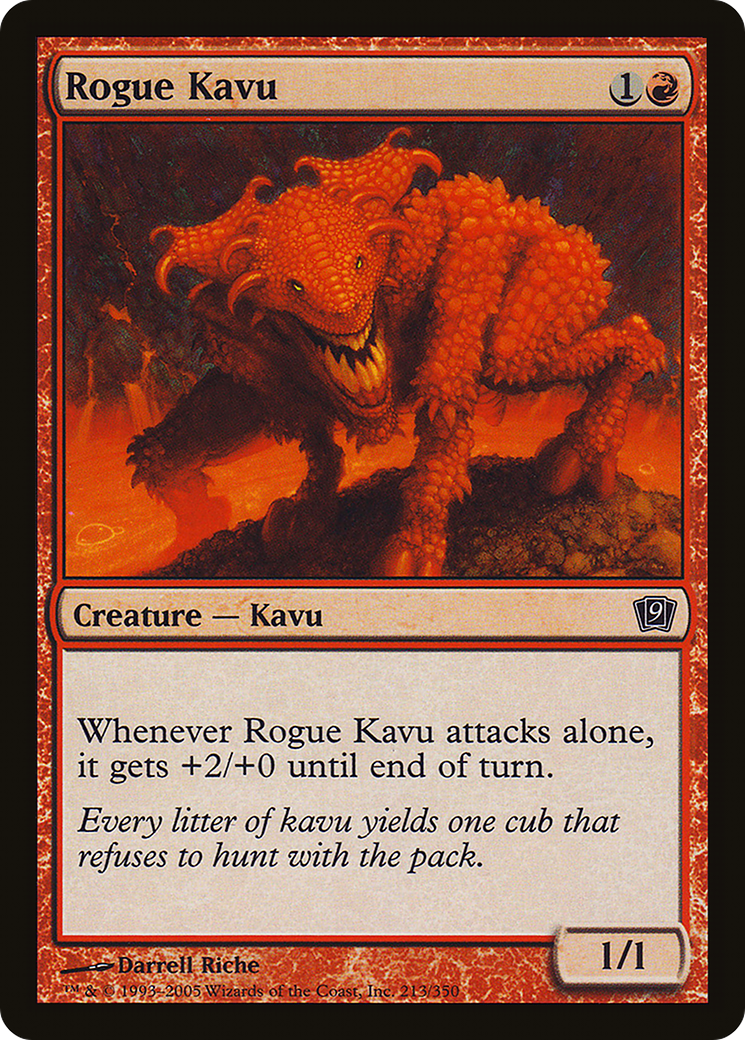 Rogue Kavu (9ED-213★) - 9th Edition Foil