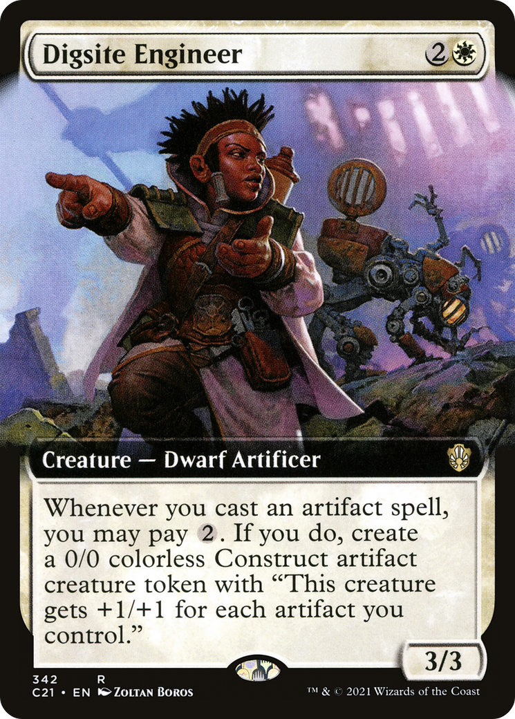 Ingénieur de chantier de fouille (art étendu) [Commander 2021] 