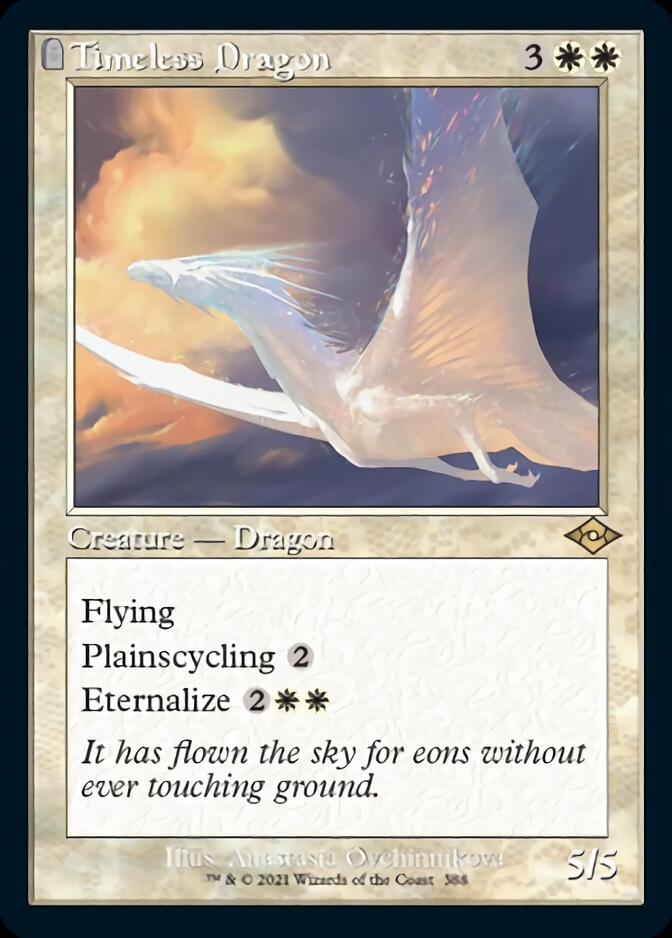 Timeless Dragon (MH2-388) - Modern Horizons 2: (tombstone)