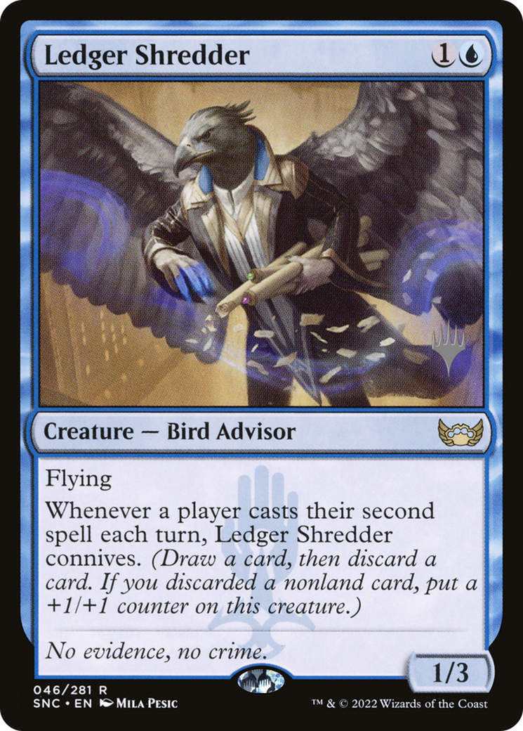 Ledger Shredder (Pack promotionnel) [Streets of New Capenna Promos] 