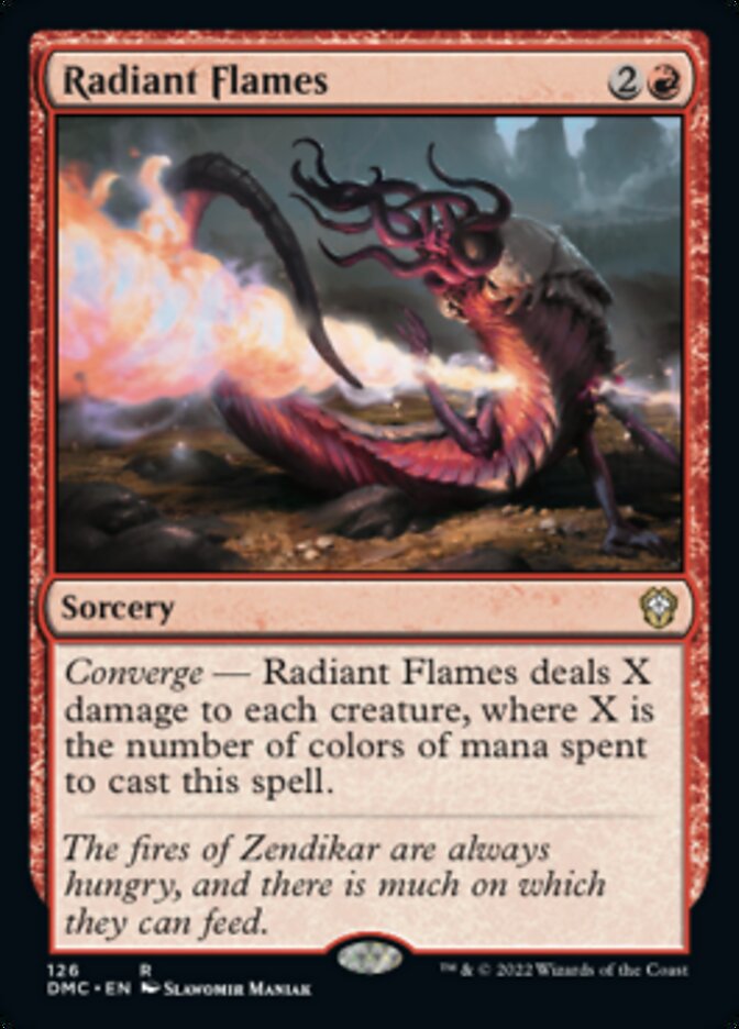 Radiant Flames (DMC-126) - Dominaria United Commander