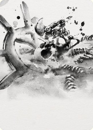 Carte d'art Myr Convert [Phyrexia : All Will Be One Art Series] 