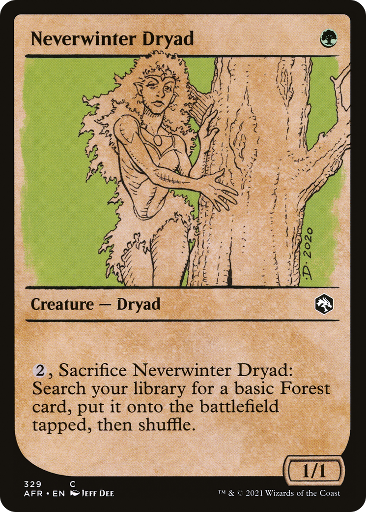 Neverwinter Dryad (Showcase) [Donjons &amp; Dragons : Aventures dans les royaumes oubliés] 