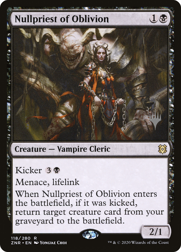 Prêtre nul de l'oubli (Pack promotionnel) [Promos Zendikar Rising] 