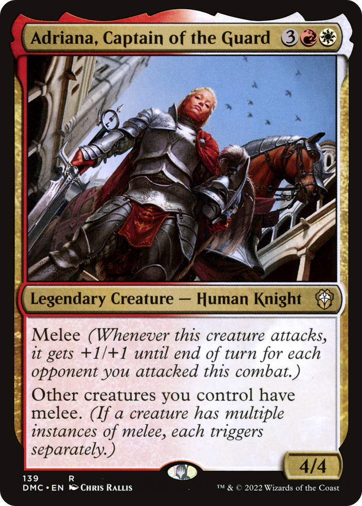 Adriana, capitaine de la garde [Commandant de Dominaria United] 