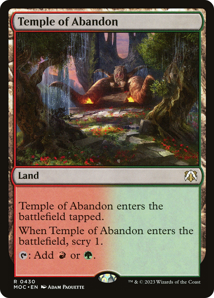 Temple de l'Abandon [Marche du Commandant des Machines] 