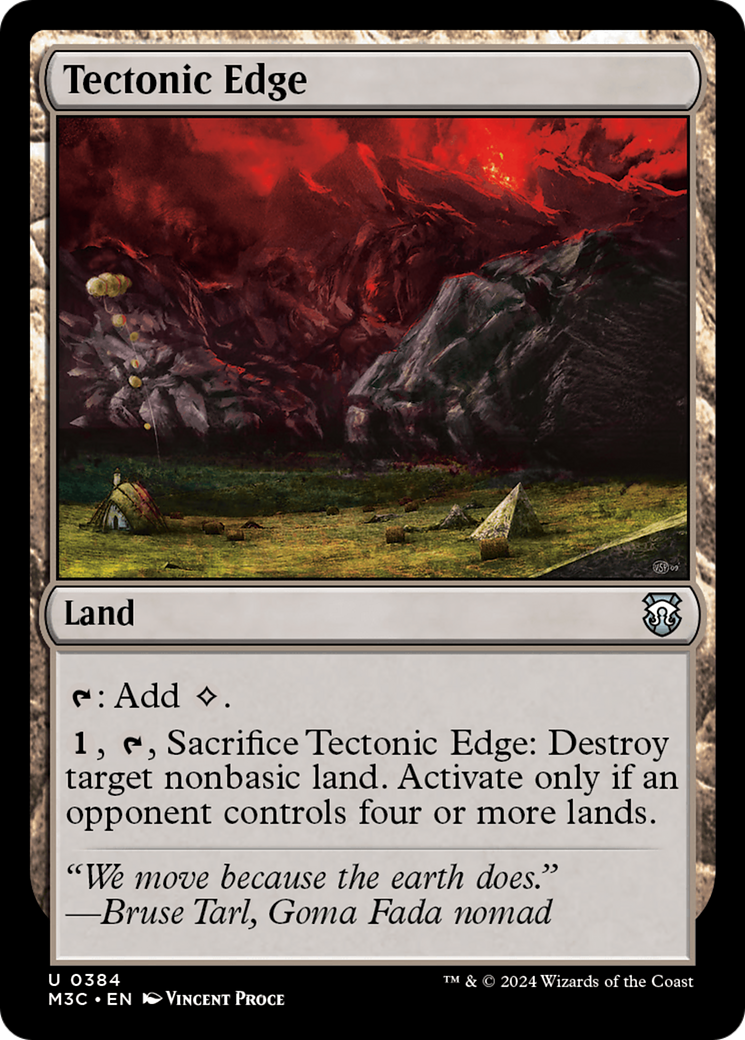 Bord tectonique [Modern Horizons 3 Commander] 