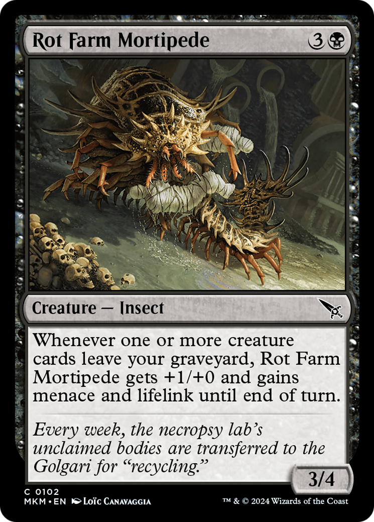 Mortipède de Rot Farm [Meurtres au manoir Karlov] 
