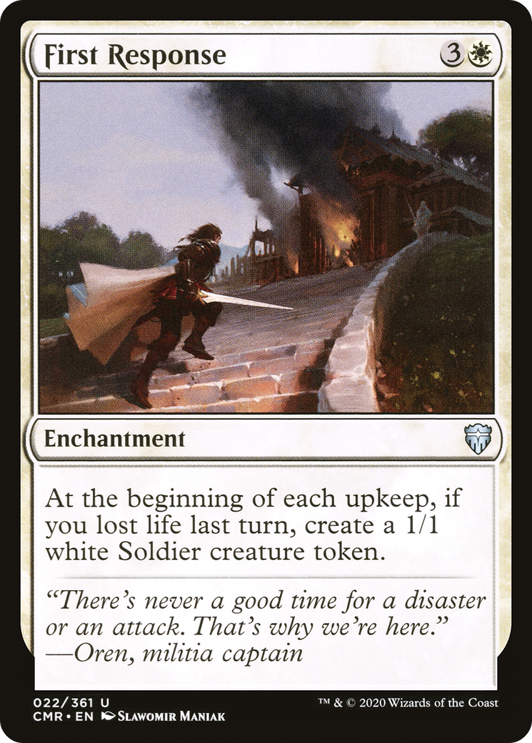 Première réponse [Commander Légendes] 