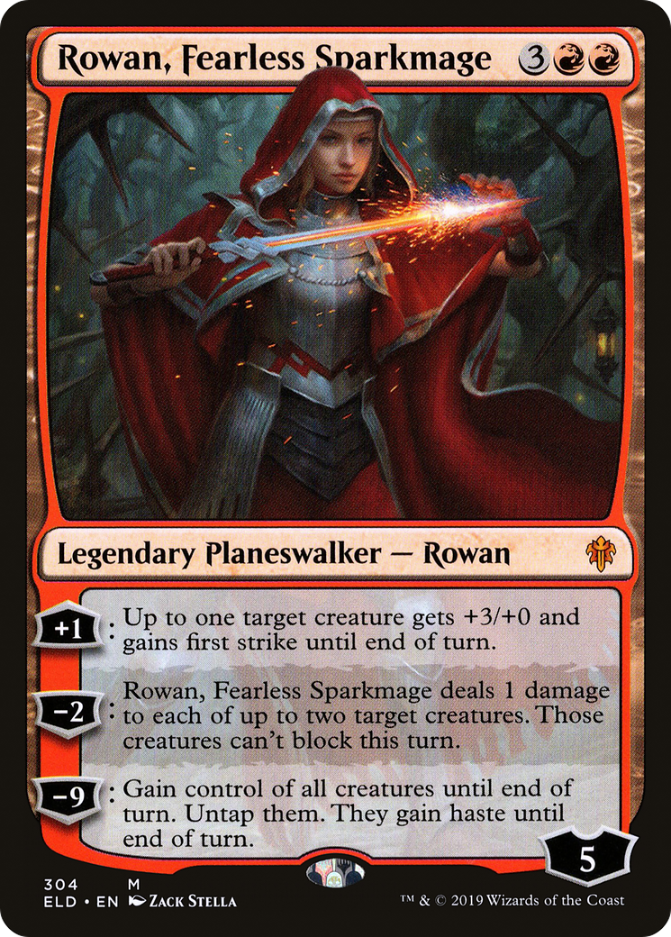 Rowan, Sparkmage intrépide [Trône d'Eldraine] 