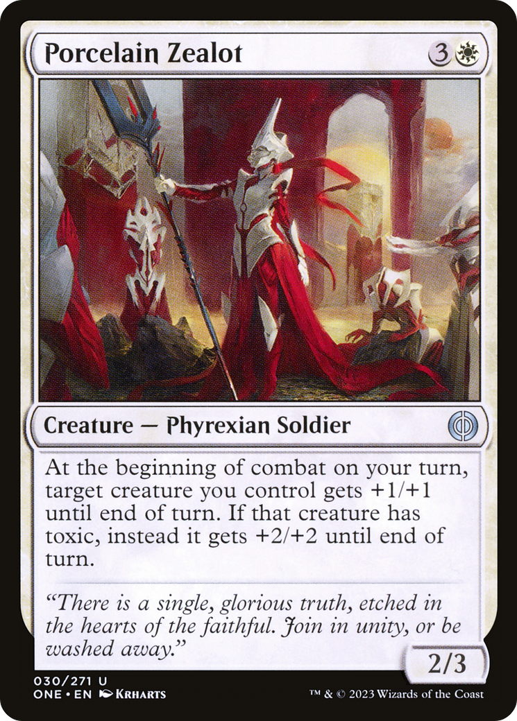 Zélote de la porcelaine [Phyrexia : Tous seront un] 