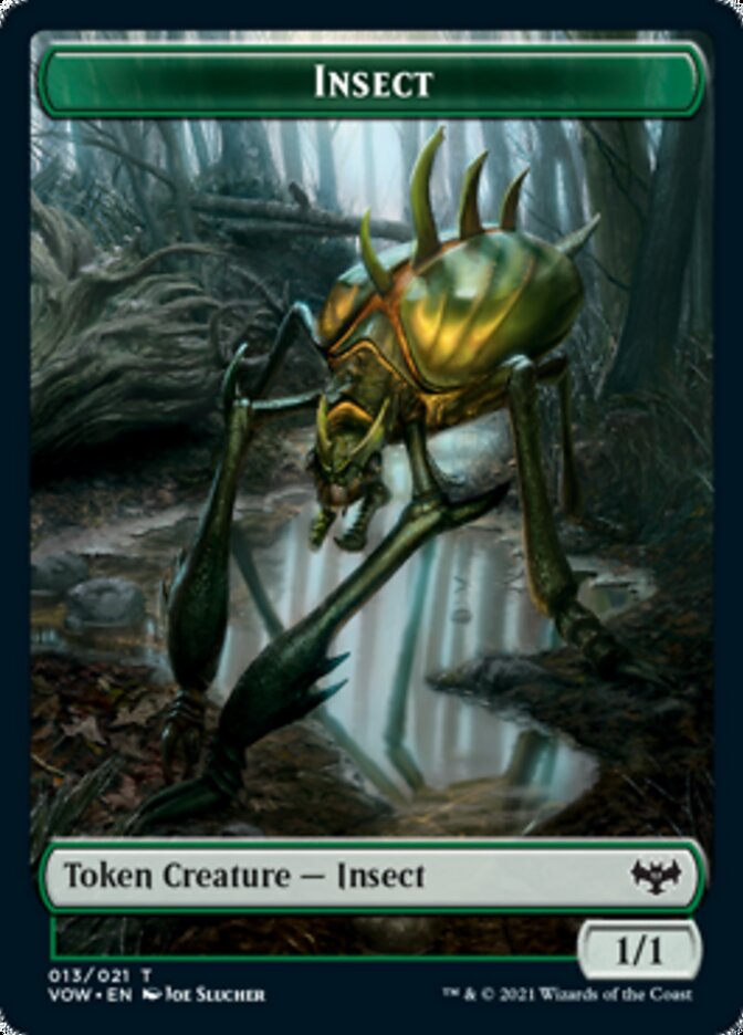 Insecte // Jeton double face de sanglier [Innistrad : jetons de vœu cramoisi] 