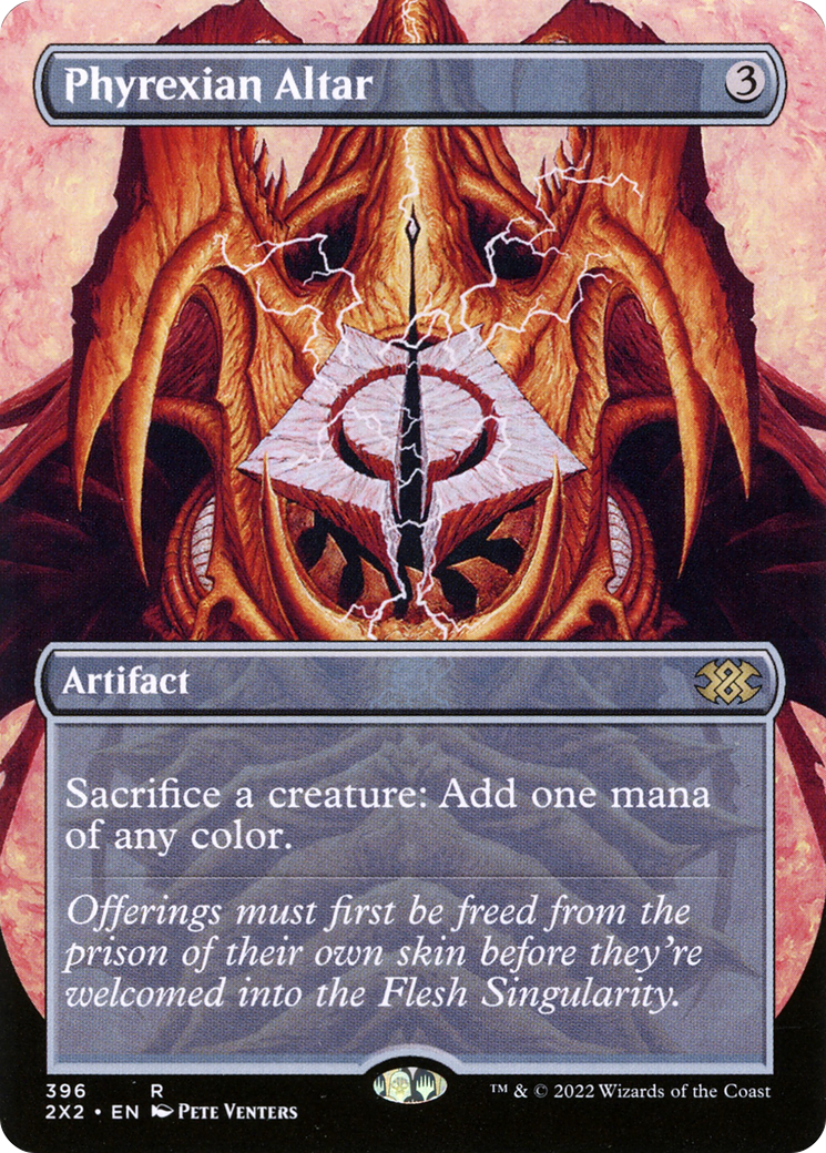 Autel Phyrexian (Art alternatif sans frontières) [Double Masters 2022] 