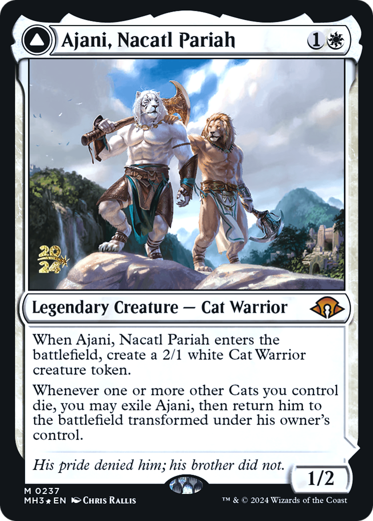 Ajani, Nacatl Pariah [Promotions avant-première de Modern Horizons 3] 