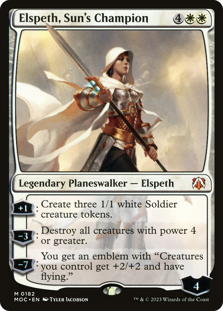 Elspeth, Championne du Soleil [Commandant de la Marche des Machines] 