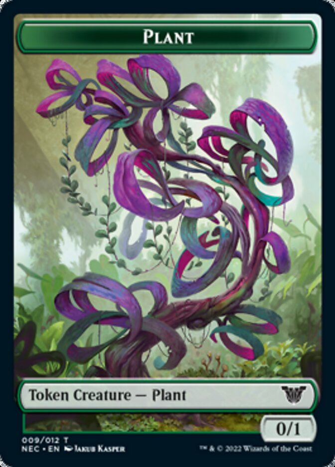 Plante // Jeton trésor double face [Kamigawa : jetons de commandant de la dynastie néon] 