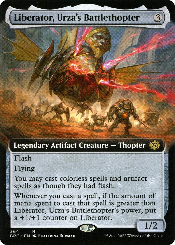 Libérateur, Battlethopter d'Urza (Extended Art) [La guerre des frères] 