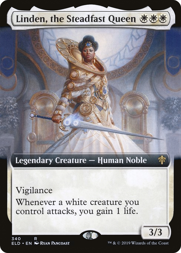Linden, la reine inébranlable (art étendu) [Trône d'Eldraine] 