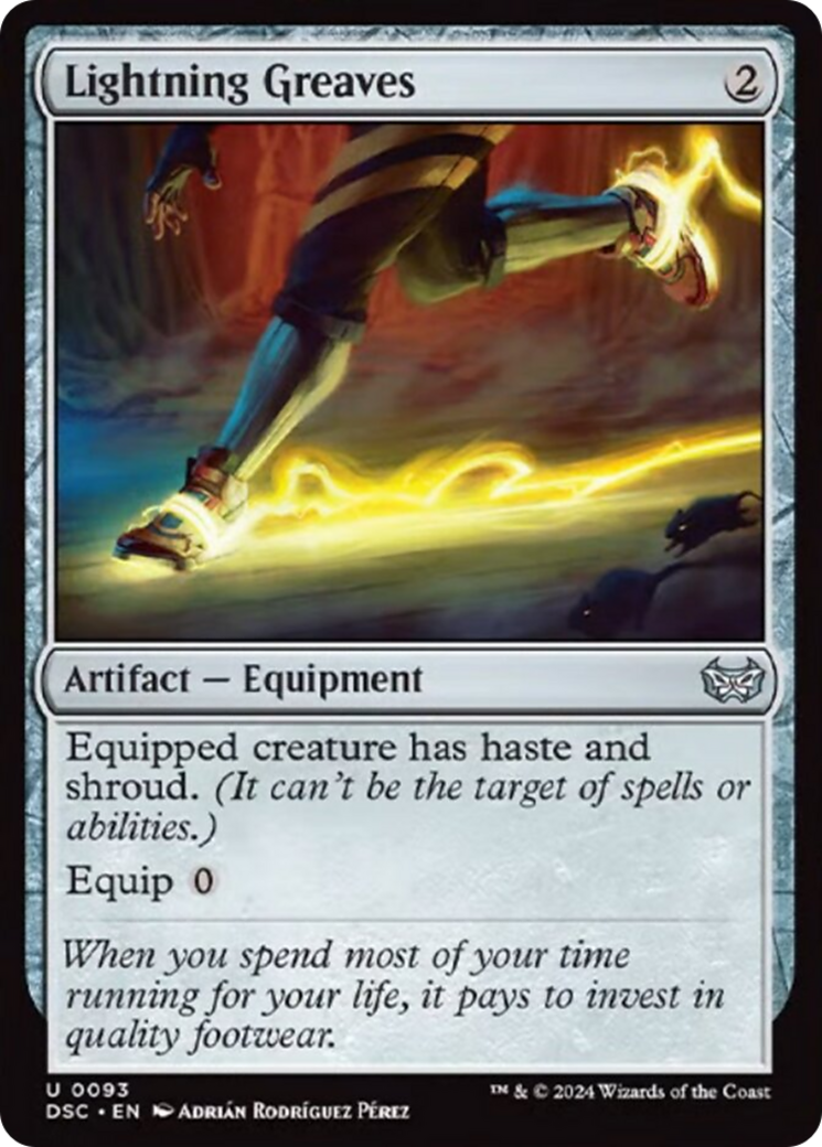 Lightning Greaves (DSC-093) - Duskmourn: House of Horror Commander