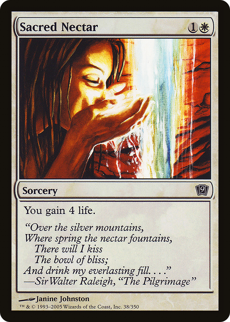 Sacred Nectar (9ED-38★) - 9th Edition Foil