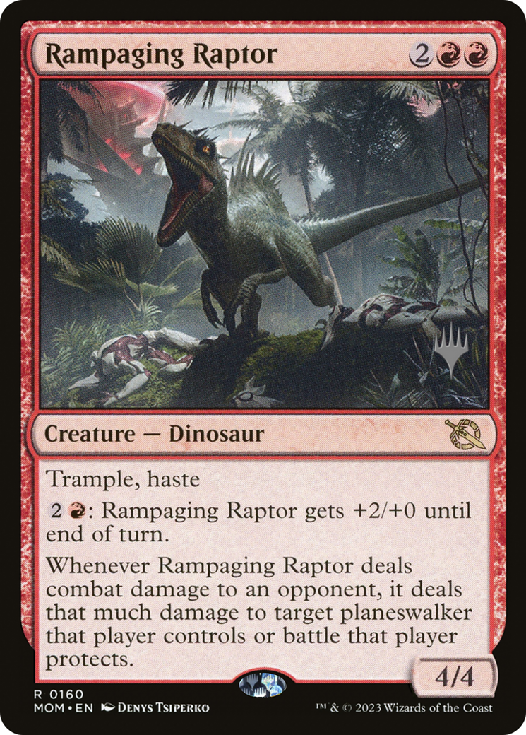 Rampaging Raptor (Pack promotionnel) [Promotions de la Marche de la Machine] 