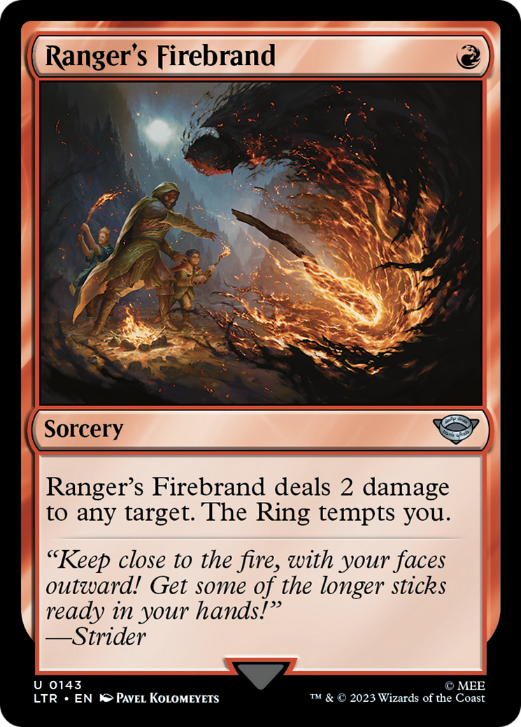 Ranger's Firebrand [Le Seigneur des Anneaux : Les Contes de la Terre du Milieu] 