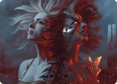 Carte d'art Frisson des possibilités [Phyrexia : All Will Be One Art Series] 