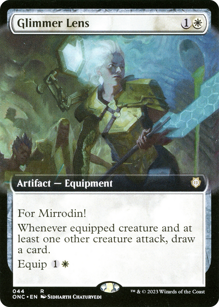 Glimmer Lens (Extended Art) [Phyrexia : Tous seront un seul commandant] 