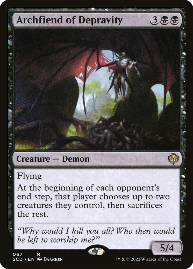Archdémon de la dépravation [Decks de commande de démarrage] 