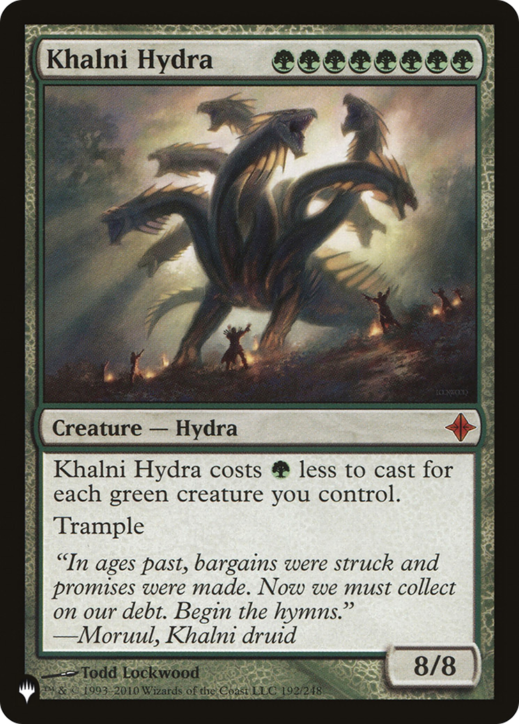 Khalni Hydra [La liste] 