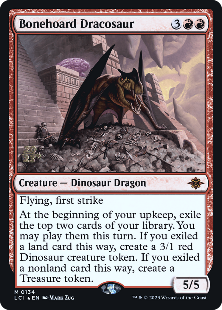 Bonehoard Dracosaur [Cartes d'avant-première des Cavernes perdues d'Ixalan] 